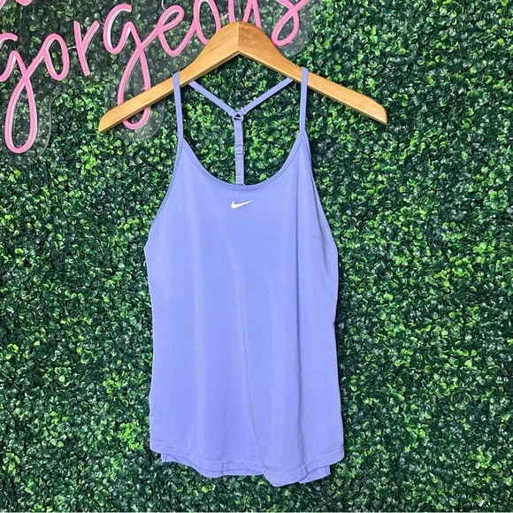 Nike Dri-Fit Lavender Strappy Back Tank Top XS - Picture 1 of 5